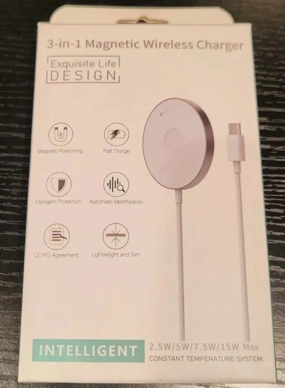 3-in-1 Magnetic Wireless Charger‎ 15W Max Fast Charging Pad Model C21